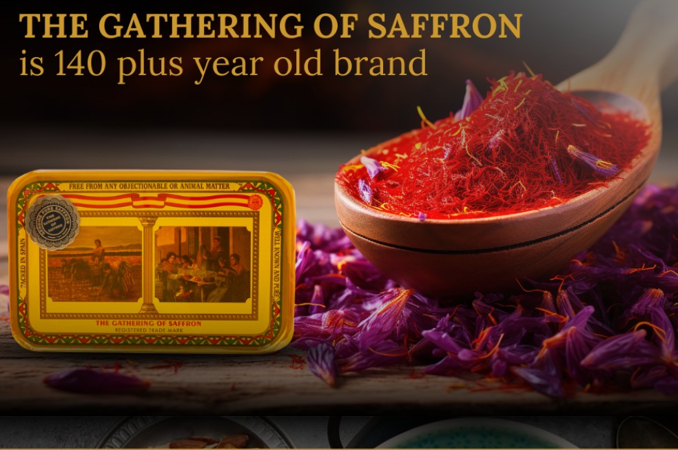 The gathering of saffron 1gm box (pack of 12)