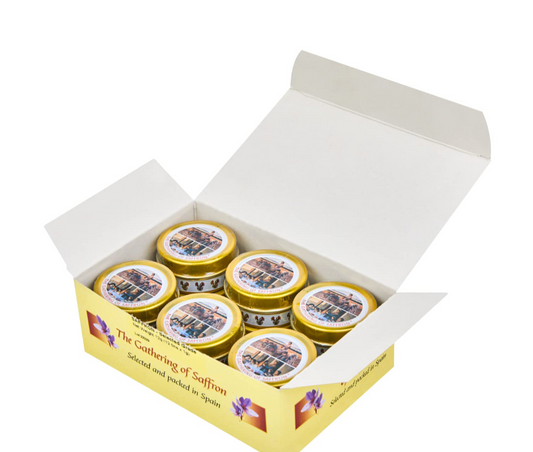 The gathering of saffron 1gm box (pack of 12)